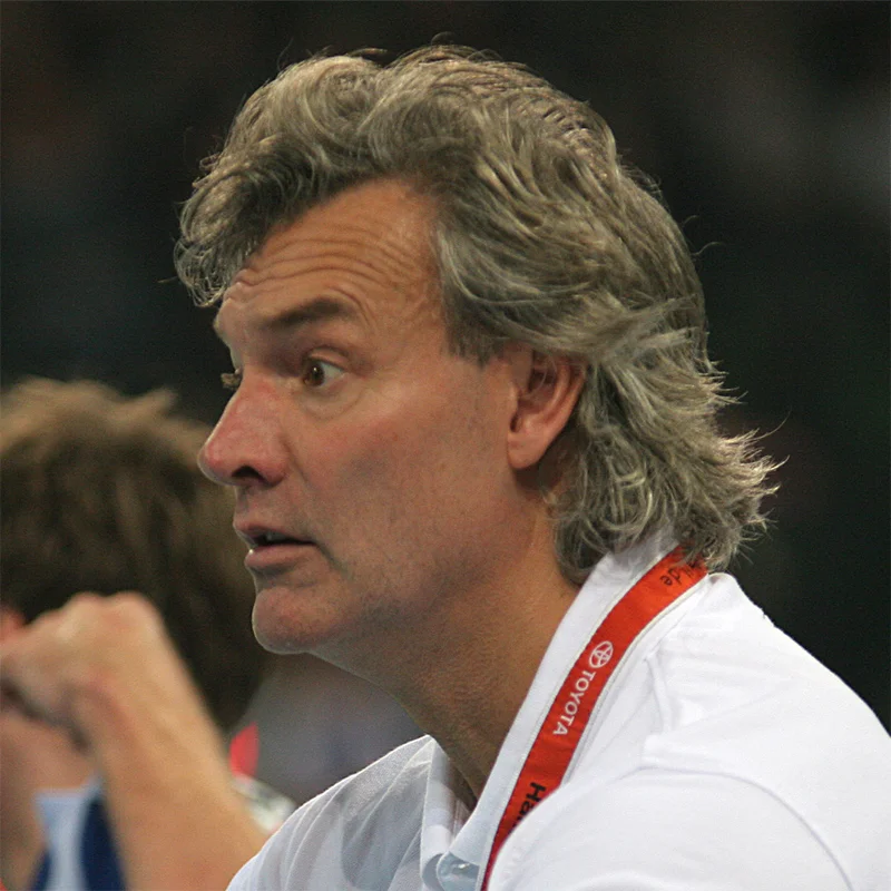 Per Carlén som tränare för HSV Hamburg 2011